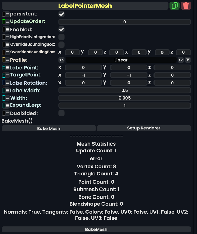 Component:LabelPointerMesh - Resonite Wiki