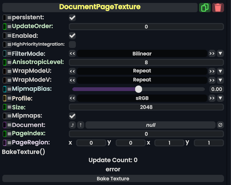 Component:DocumentPageTexture - Resonite Wiki