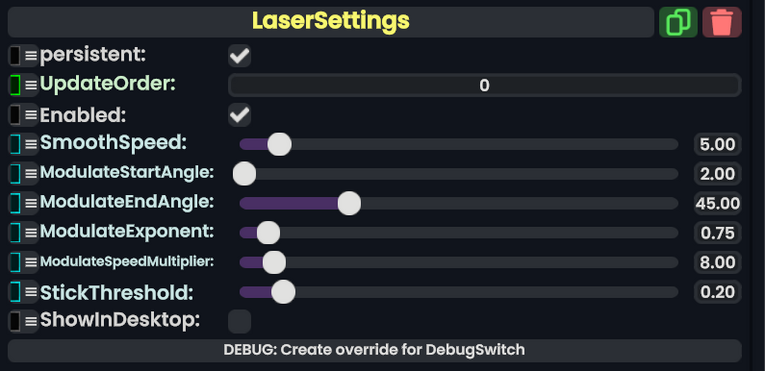 Component:LaserSettings - Resonite Wiki