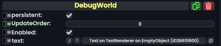Component:DebugWorld - Resonite Wiki