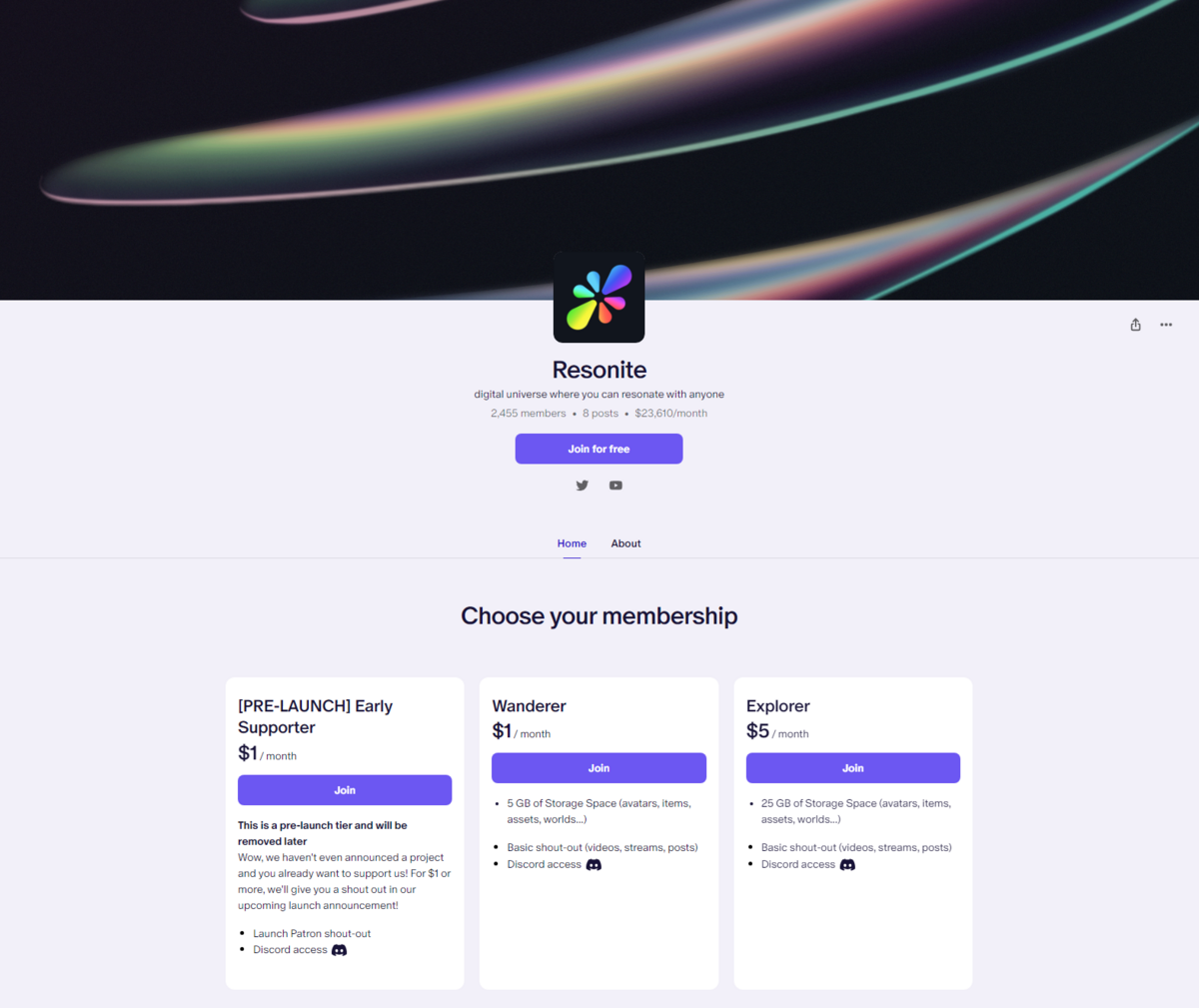 Patreon/ko - Resonite Wiki