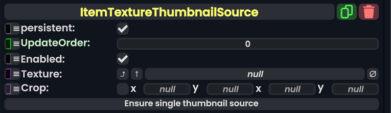 Component:ItemTextureThumbnailSource - Resonite Wiki