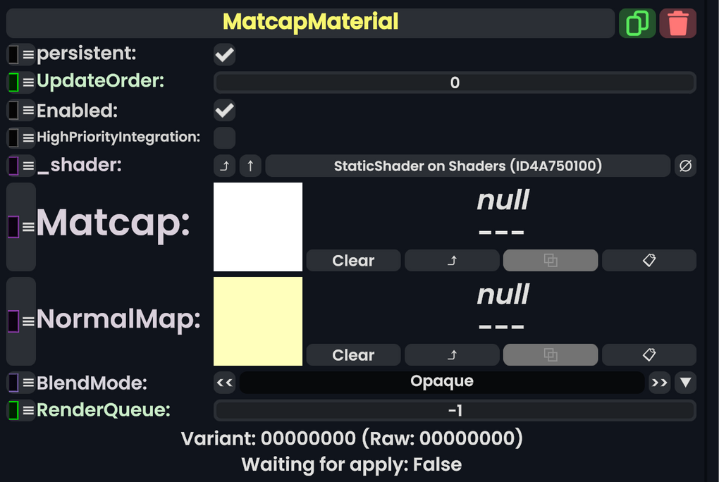 Component:MatcapMaterial - Resonite Wiki