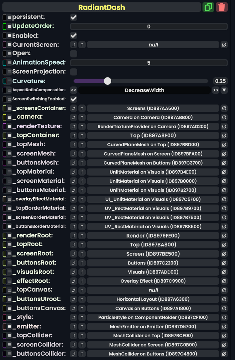 Component:RadiantDash - Resonite Wiki