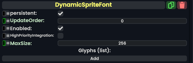 Component:DynamicSpriteFont - Resonite Wiki