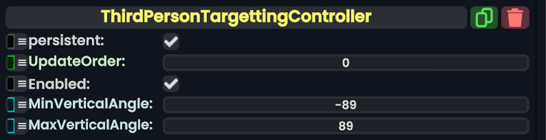 Component:ThirdPersonTargettingController - Resonite Wiki