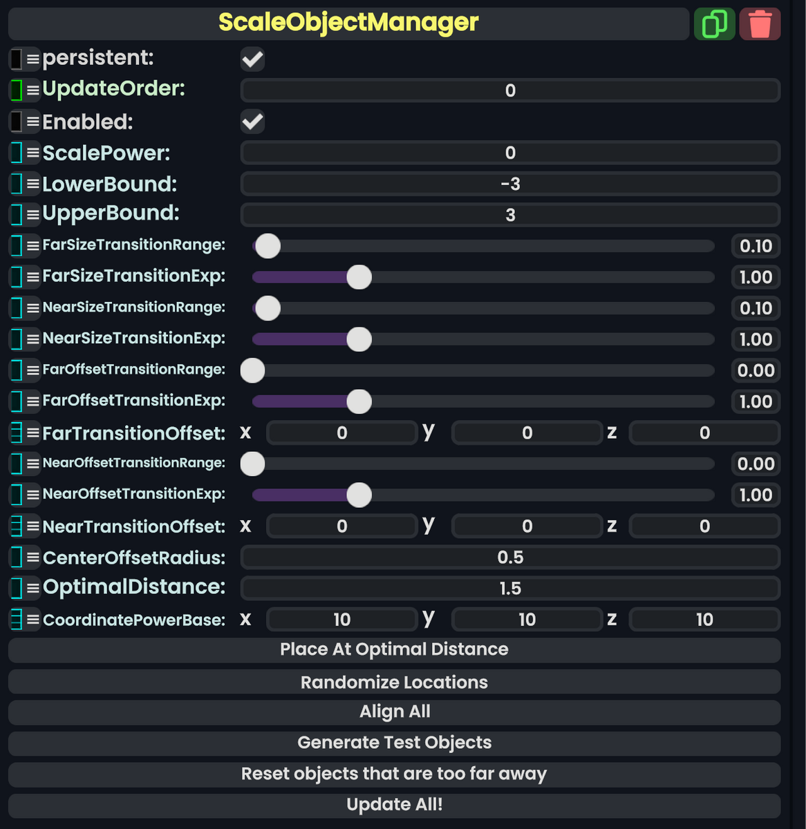 Component:ScaleObjectManager - Resonite Wiki