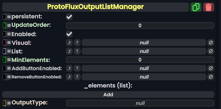 Component:ProtoFluxOutputListManager - Resonite Wiki