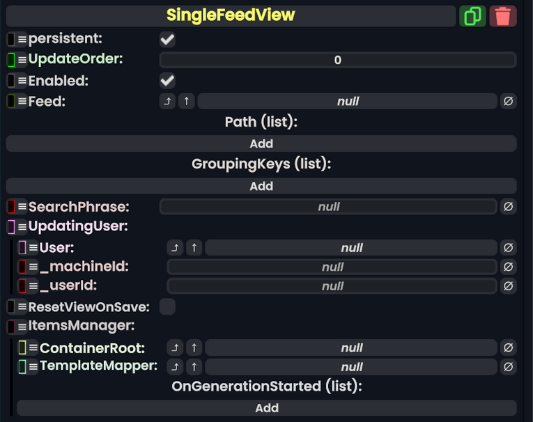Component:SingleFeedView - Resonite Wiki