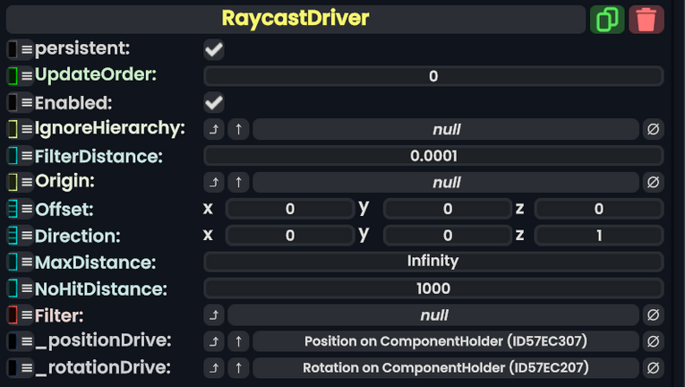 Component:RaycastDriver - Resonite Wiki