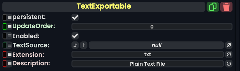 Component:TextExportable - Resonite Wiki