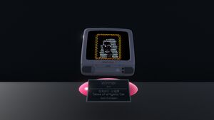 Trophy given to the winner of the Art category.