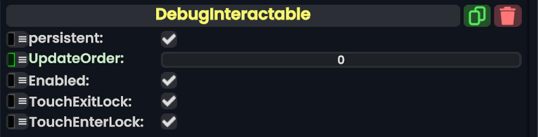 Component:DebugInteractable - Resonite Wiki