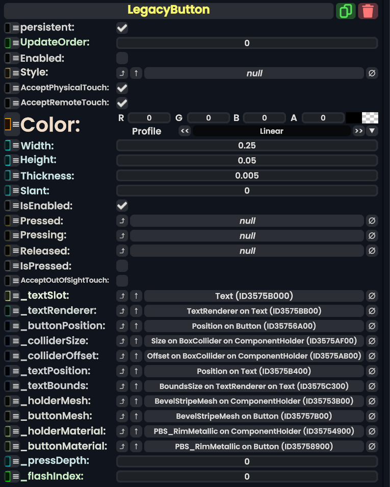 Component:LegacyButton - Resonite Wiki