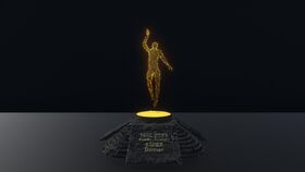 This trophy is given to the winner of the Avatar:Avatar category.