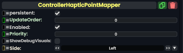 Component:ControllerHapticPointMapper - Resonite Wiki