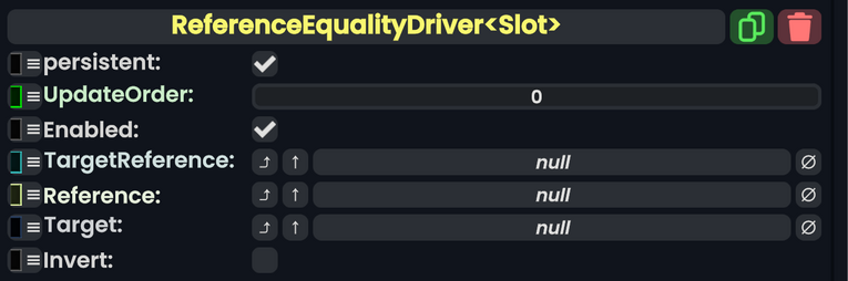 Component:ReferenceEqualityDriver - Resonite Wiki