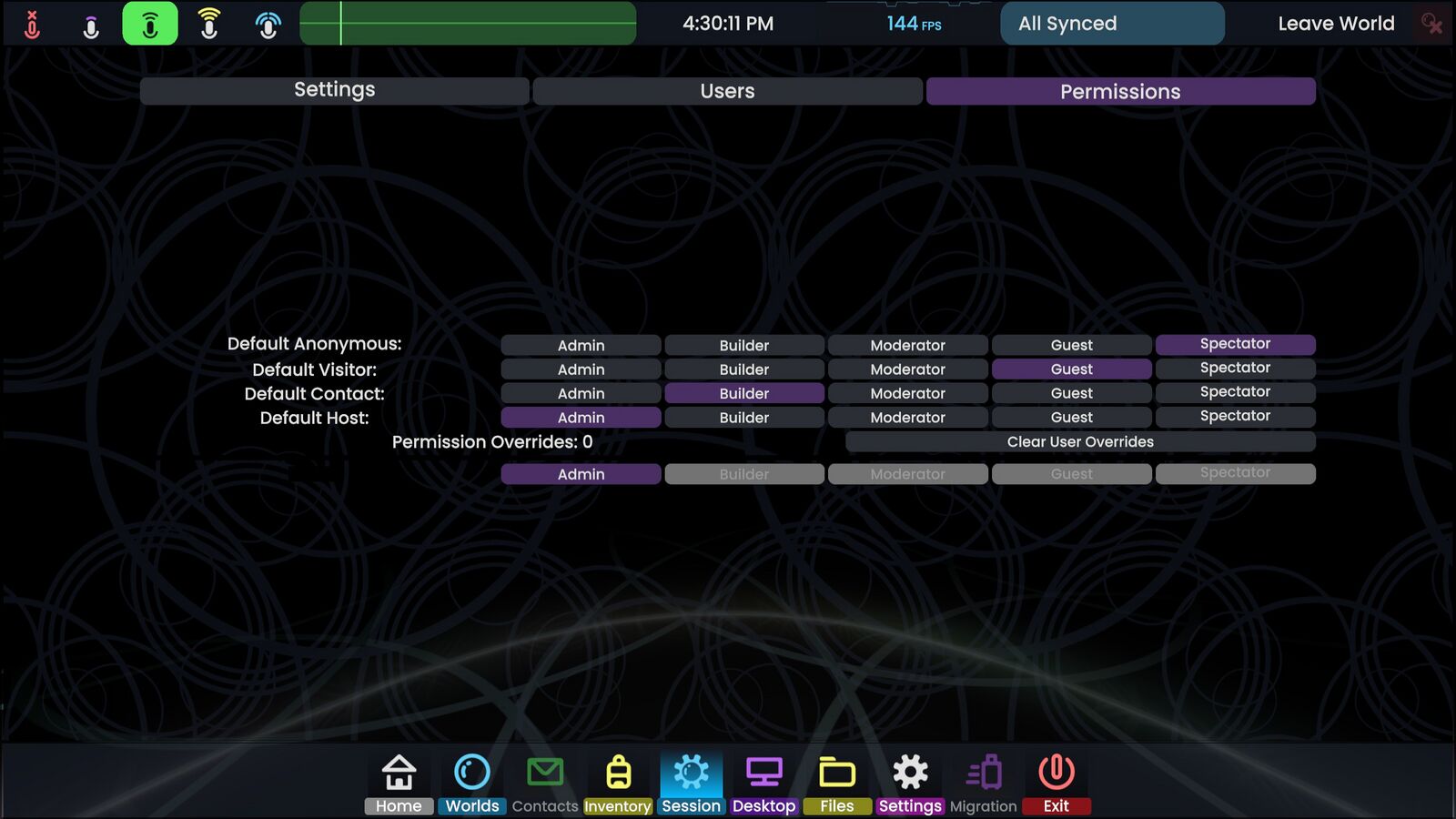 Dash menu - Resonite Wiki