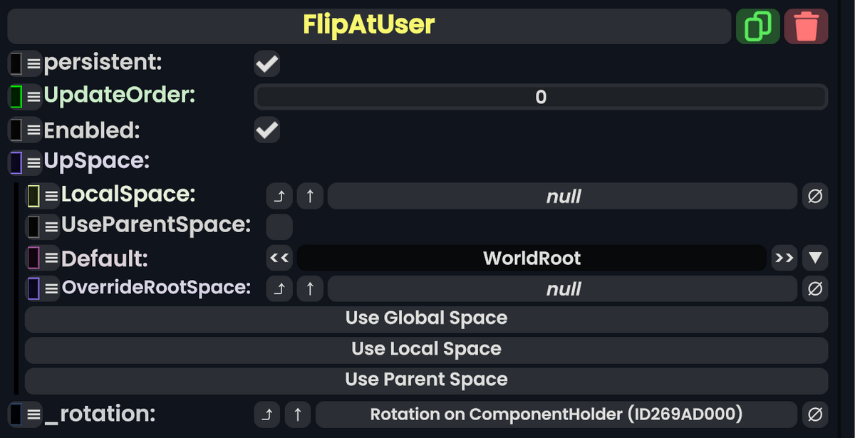 Component:FlipAtUser - Resonite Wiki