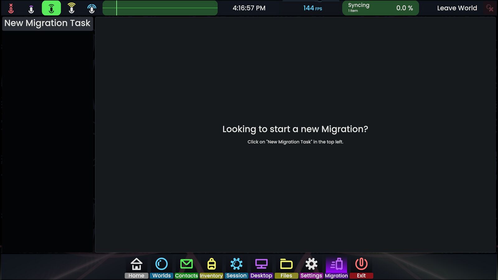 Dash menu - Resonite Wiki
