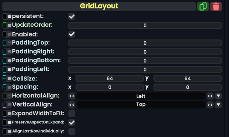 Component:GridLayout - Resonite Wiki