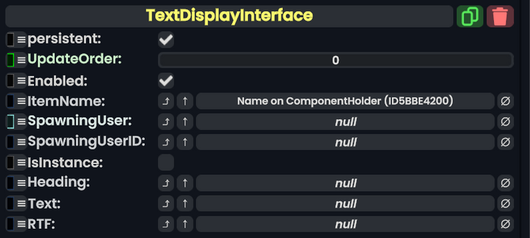 Component:TextDisplayInterface - Resonite Wiki