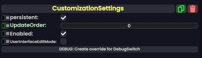 Component:CustomizationSettings - Resonite Wiki