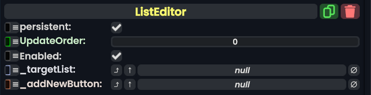 Component:ListEditor - Resonite Wiki