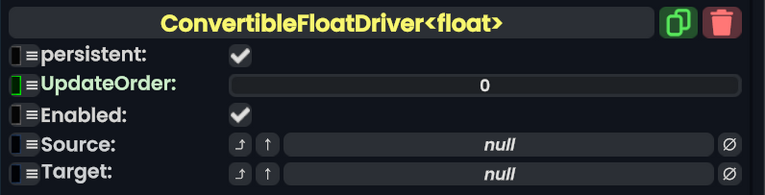 Component:ConvertibleFloatDriver - Resonite Wiki