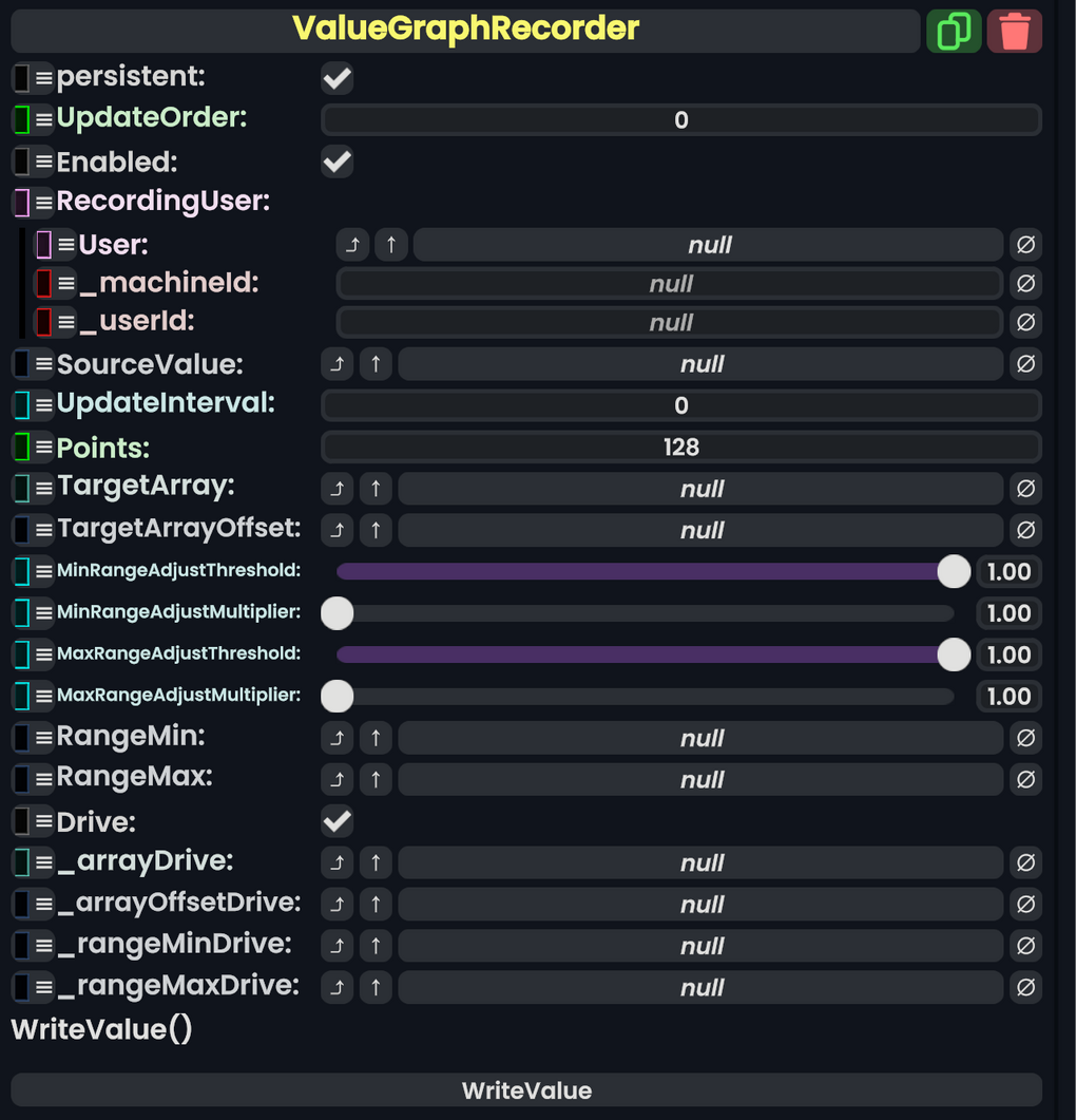 Component:ValueGraphRecorder - Resonite Wiki