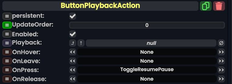 Component:ButtonPlaybackAction - Resonite Wiki