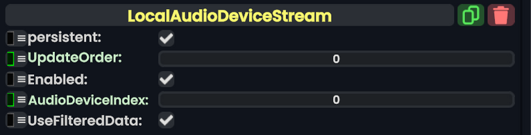 Component:LocalAudioDeviceStream - Resonite Wiki