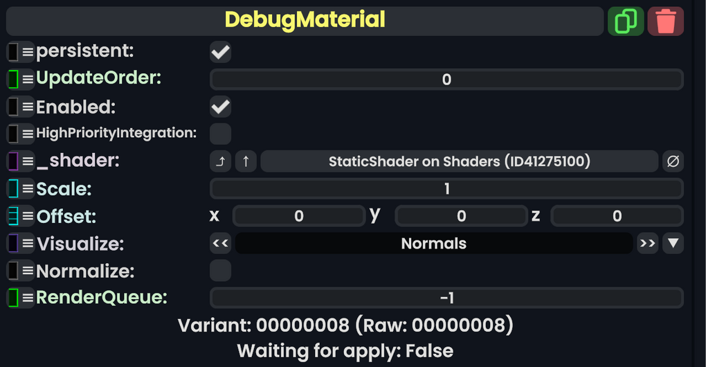 Component:DebugMaterial - Resonite Wiki