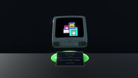 This trophy is given to the winner of the Meme category.