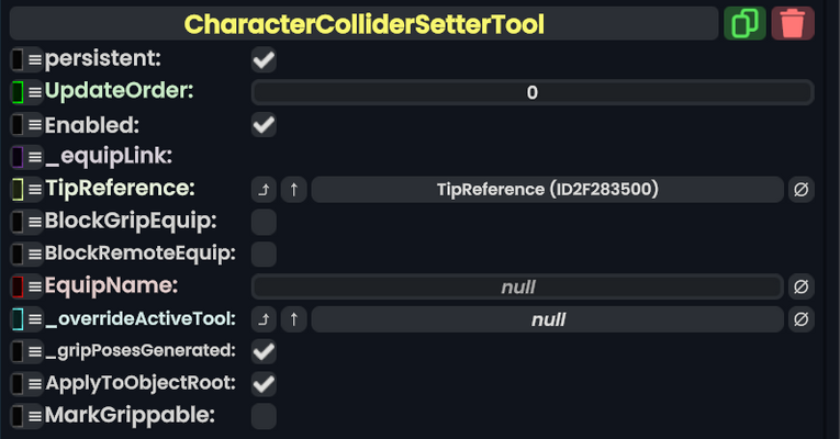 Component:CharacterColliderSetterTool - Resonite Wiki