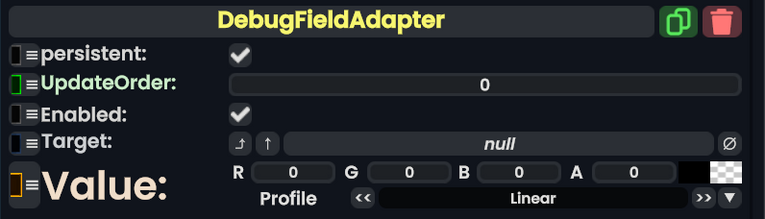Component:DebugFieldAdapter - Resonite Wiki