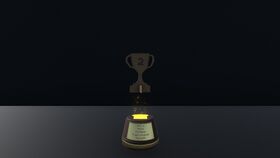 This trophy is given to the winner of the Meme category in 2nd Place.