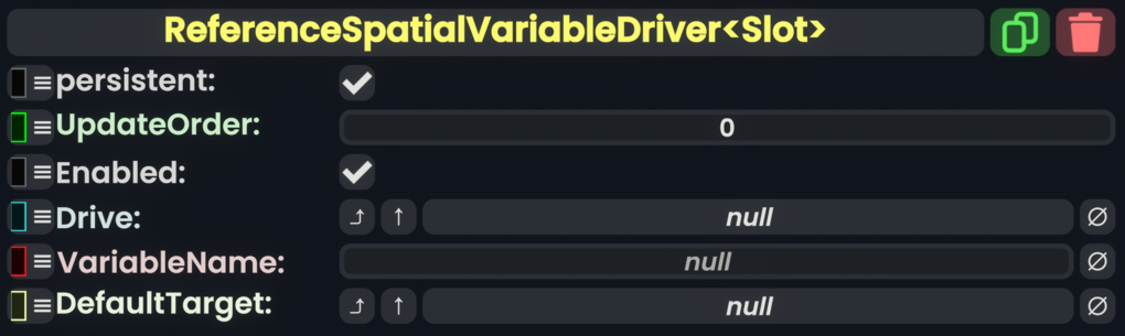 Component:ReferenceSpatialVariableDriver - Resonite Wiki