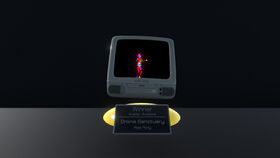 This trophy is given to the winner of the Avatar:Avatar category.