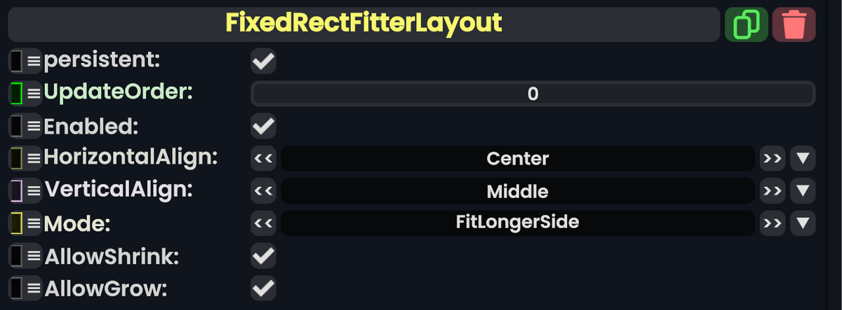 Component:FixedRectFitterLayout - Resonite Wiki