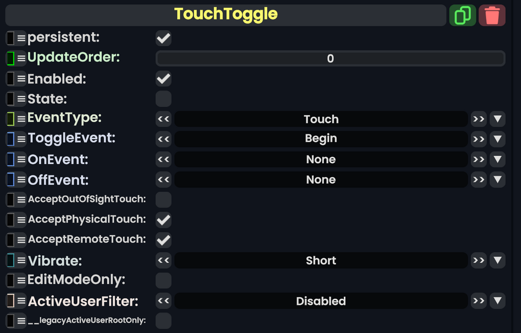 Component:TouchToggle - Resonite Wiki
