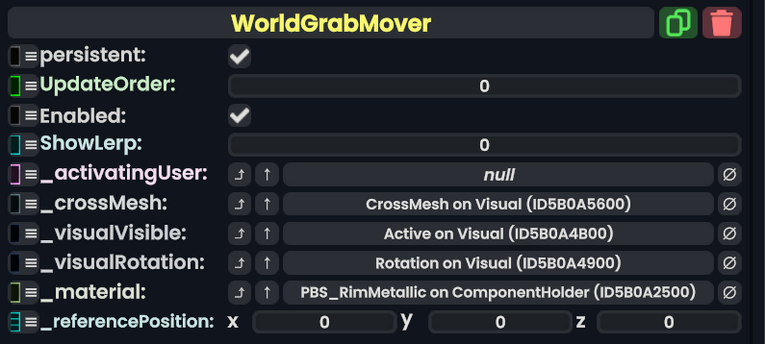 Component:WorldGrabMover - Resonite Wiki