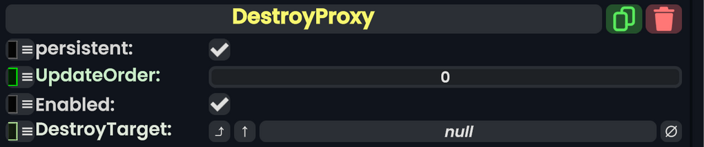Component:DestroyProxy - Resonite Wiki